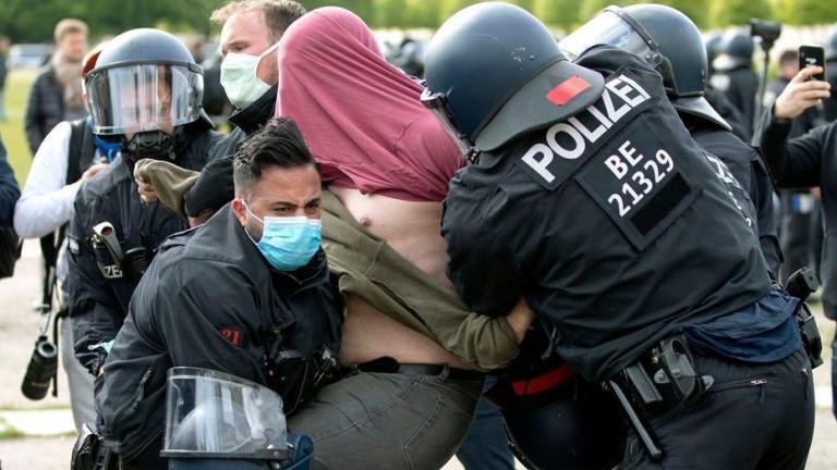 Multiple Protests in Germany Over Lockdown, Vaccination