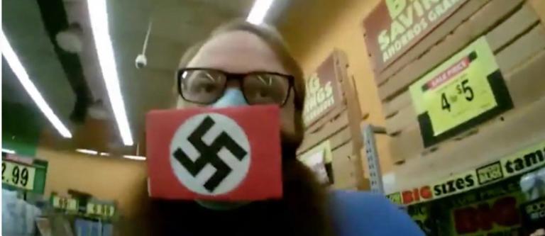 Couple Wears Swastika Masks to Grocery Store